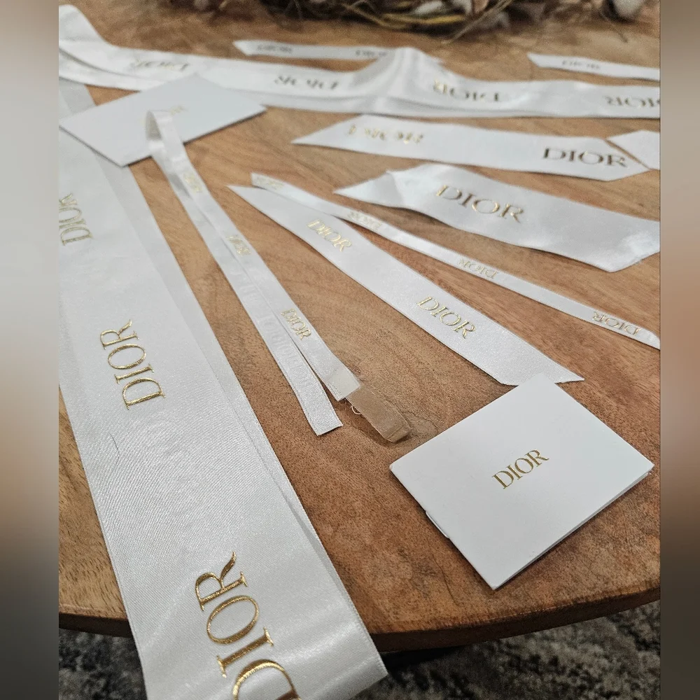 Dior White Ribbon Set